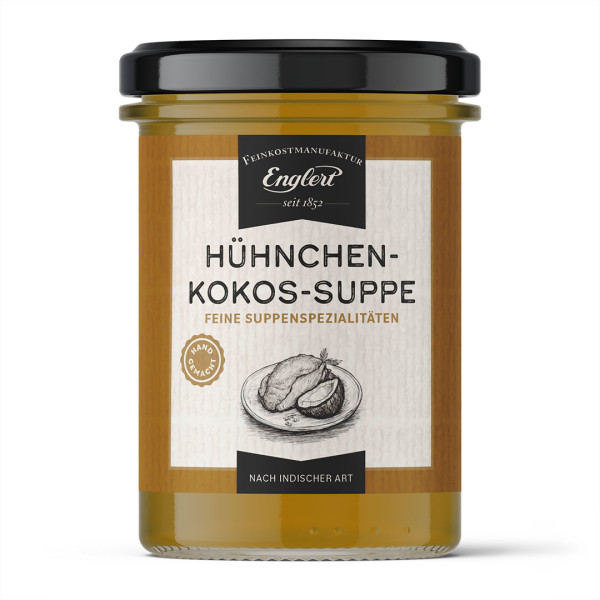 Hühnchen-Kokos-Suppe 390ml / Glas